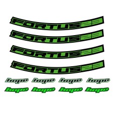 Hope Kit Stickers pour jantes Fortus 23 - 27,5" - Purebike