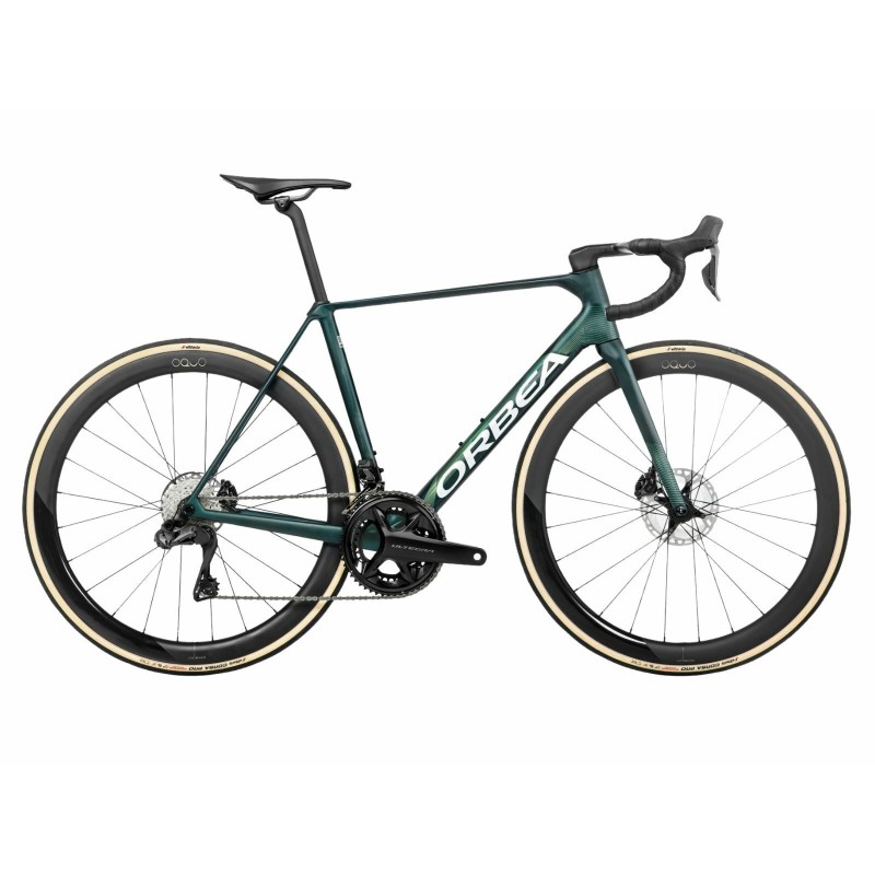Orbea Vélo Route Orca M20i LTD PWR Escape Green / Carbon View Matt - Purebike