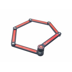 Qloc Security Antivol pliant 850 mm avec support - Purebike