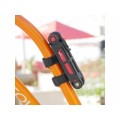 Qloc Security Antivol pliant 850 mm avec support - Purebike