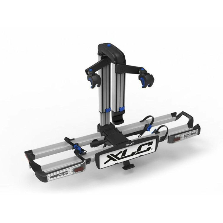 XLC Porte-vélos Almada Work-E VC-08 pliant avec adaptateur cadre - 2 vélos - Purebike