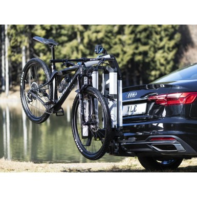 XLC Porte-vélos Almada Work-E VC-08 pliant avec adaptateur cadre - 2 vélos - Purebike