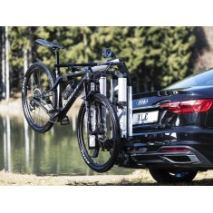 XLC Porte-vélos Almada Work-E VC-08 pliant avec adaptateur cadre - 2 vélos - Purebike