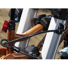 XLC Porte-vélos Almada Work-E VC-08 pliant avec adaptateur cadre - 2 vélos - Purebike
