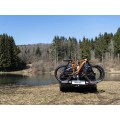 XLC Porte-vélos Almada Work-E VC-08 pliant avec adaptateur cadre - 2 vélos - Purebike