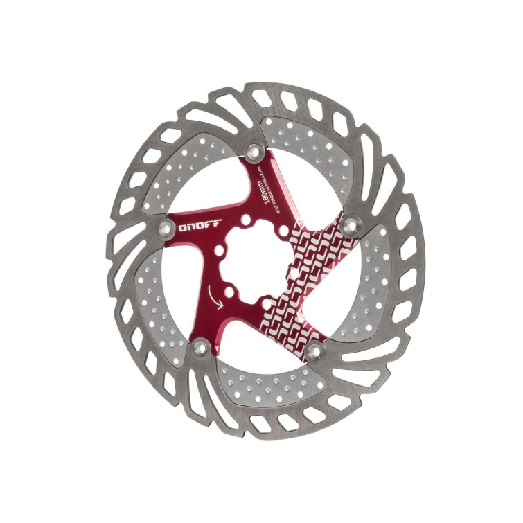 Disque de frein flottant Cooler Rouge - Frein à Disque VTT - Disques VTT - Purebike - Materiel Velo, Accessoires VTT Equipement 