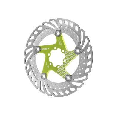Disque de frein OnOff flottant Cooler Vert - Disques - PureBike