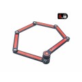 Qloc Security Antivol pliant 850 mm avec support - Purebike