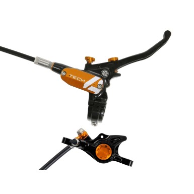 Hope Frein à disque arrière Tech 4 X2 Noir / Orange - Purebike