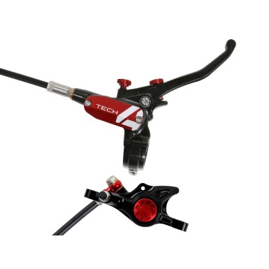 Hope Frein à disque arrière Tech 4 X2 Noir / Rouge - Purebike