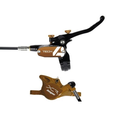 Hope Frein à disque arrière Tech 4 X2 Noir / Bronze - Purebike