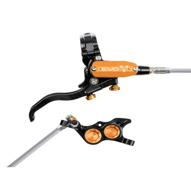 Hope Frein à disque arrière Tech 4 EVO TR4 - Noir / Orange - Purebike