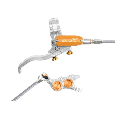 Hope Frein à disque arrière Tech 4 EVO TR4 - Argent / Orange - Purebike
