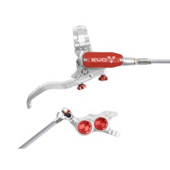 Hope Frein à disque arrière Tech 4 EVO TR4 - Argent / Rouge - Purebike