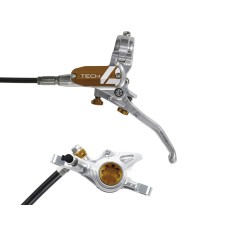 Hope Frein à disque avant Tech 4 X2 Argent/Bronze - Purebike