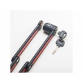 Qloc Security Antivol pliant 850 mm avec support - Purebike