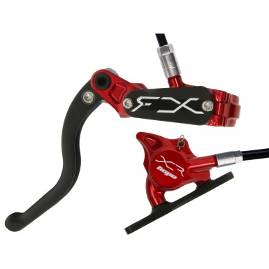 Hope Frein à disque avant XCR PRO X2 Flatmount Rouge - Purebike