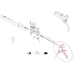 Levier Aluminium DB5 - Pièces détachées de frein à disque pour vélo - Freinage VTT - Purebike - Materiel Velo, Accessoires VTT E