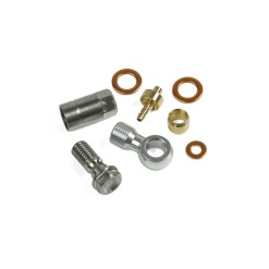 Kit raccord durite 90° 5 mm. Pièces détachées de frein à disque VTT