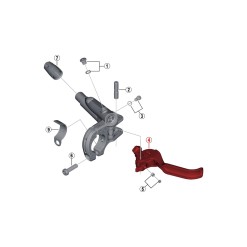 Shimano Levier Aluminium pour XT M8000 - Purebike