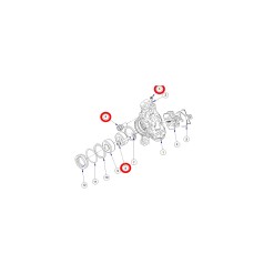 Kit visserie pour étrier RX - Pièces détachées de frein à disque pour vélo - Freinage VTT - Purebike - Materiel Velo, Accessoire