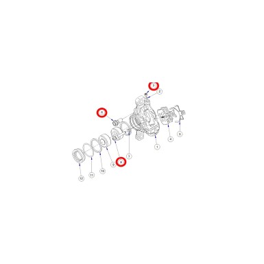 Kit visserie pour étrier RX - Pièces détachées de frein à disque pour vélo - Freinage VTT - Purebike - Materiel Velo, Accessoire