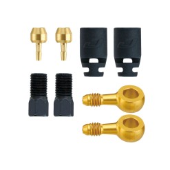 Kit raccords durite Quick-Fit pour Hayes Prime / Strocker - Pièces détachées de frein à disque pour vélo - Freinage VTT - Purebi