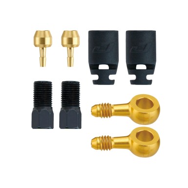 Kit raccords durite Quick-Fit pour Hayes Prime / Strocker - Pièces détachées de frein à disque pour vélo - Freinage VTT - Purebi
