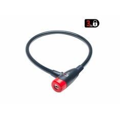 Qloc Security Antivol Câble à clé Ø12 - 650mm - Purebike
