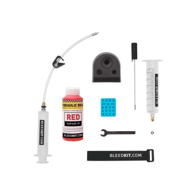Bleedkit Kit de purge Shimano Premium (avec huile rouge) - Purebike