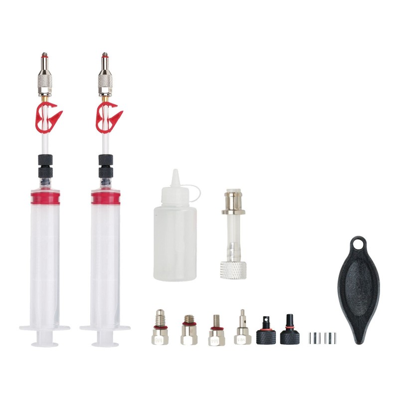 Kit de purge pour huile minérale - Entretien des systèmes de freins hydrauliques de VTT - Purebike - Materiel Velo, Accessoires 