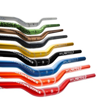 Cintre Atlas 1.25'' Noir - Cintre Carbone VTT, Guidon VTT
