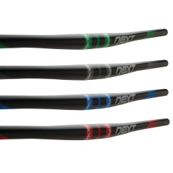 Cintre Carbone Next Flat Wide Bleu - Cintre Carbone VTT, Guidon VTT - Purebike - Materiel Velo, Accessoires VTT Equipement Vélo 