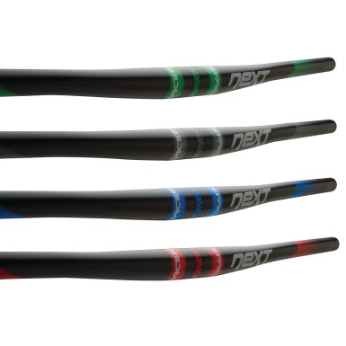 Cintre Carbone Next Flat Wide Bleu - Cintre Carbone VTT, Guidon VTT - Purebike - Materiel Velo, Accessoires VTT Equipement Vélo 