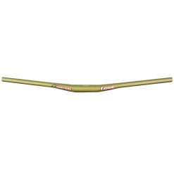 Cintre Fatbar DH Aluminium 35 mm Or - 800 mm - 10 mm - Cintre Carbone VTT, Guidon VTT - Purebike - Materiel Velo, Accessoires VT