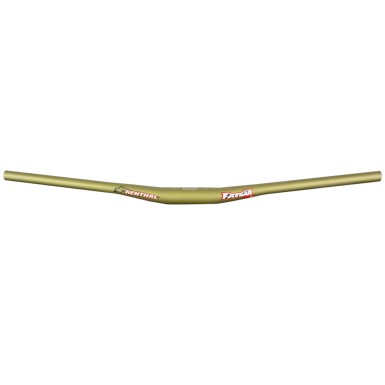 Cintre Fatbar DH Aluminium 35 mm Or - 800 mm - 10 mm - Cintre Carbone VTT, Guidon VTT - Purebike - Materiel Velo, Accessoires VT