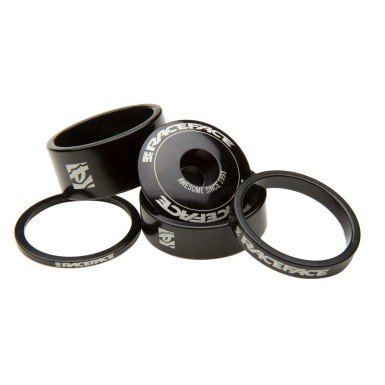 Kit de cales de jeu de direction 1''1/8 (5-5-10-10 mm) Noir - Accessoires de direction pour vélo - Accessoires VTT - Purebike - 