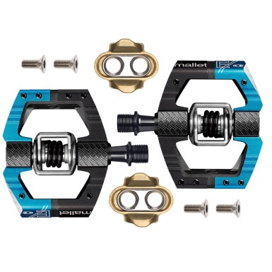 Crank Brothers Pédales Mallet Enduro LS - Noir / Bleu - Purebike
