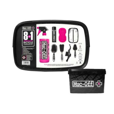 Kit de nettoyage 8 In 1 - Kit entretien et nettoyage vélo et VTT  - Purebike - Materiel Velo, Accessoires VTT Equipement Vélo - 