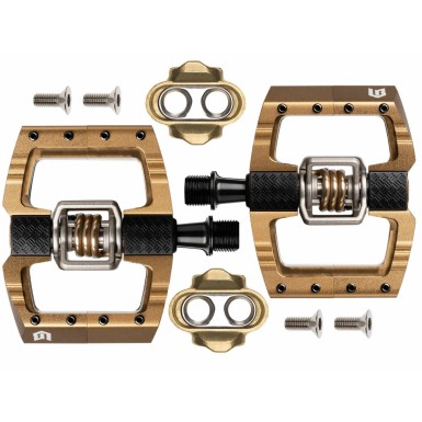 Crank Brothers Pédales Mallet DH Loic Bruni Signature Bronze Edition - Purebike