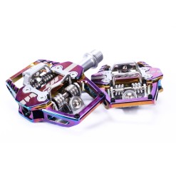 HT Components Pédales Auto T1 Oil Slick - Purebike