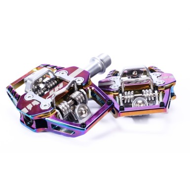 HT Components Pédales Auto T1 Oil Slick - Purebike