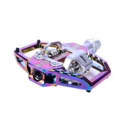 HT Components Pédales Auto T1 Oil Slick - Purebike