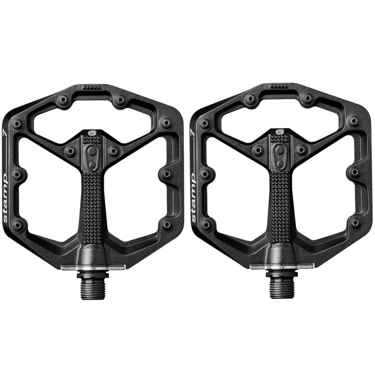 Pédales plates Stamp Noir - Pédales Crank Brothers - Purebike