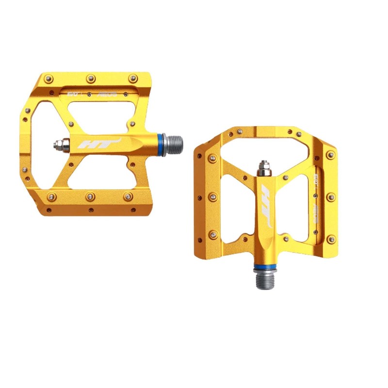 Pédales plates Evo AE05 Or HT Components - Accessoires - Purebike