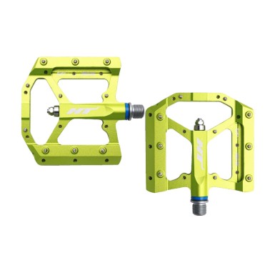 Pédales plates Evo AE05 vert HT Components - Accessoires - Purebike