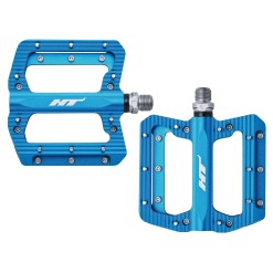 Pédales plates Nano ANS01 Bleu - Accessoires VTT - Purebike