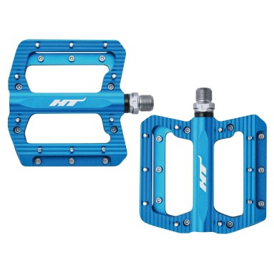 Pédales plates Nano ANS01 Bleu - Accessoires VTT - Purebike
