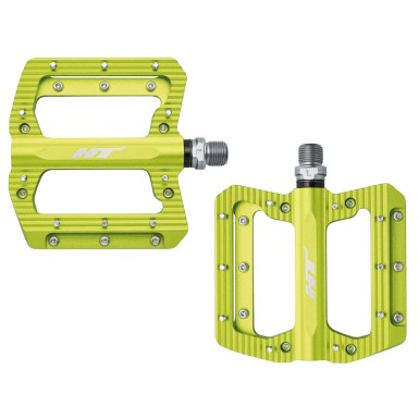 Pédales plates Nano ANS01 Vert - Accessoires VTT - Purebike