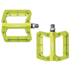 Pédales plates Nano ANS01 Vert - Accessoires VTT - Purebike